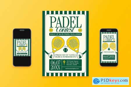 Padel Contest Flyer