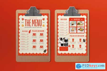 Coffee Shop Food Menu