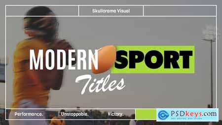 Modern Sport Titles V2 59400018