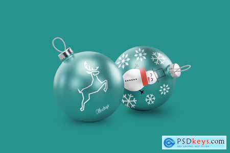 Christmas Ball Mockup Christmas Ball Mockup