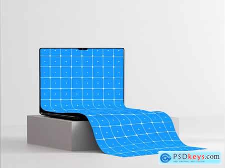 Long Scroll Extended Laptop Screen Mockup Set