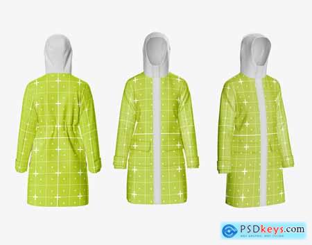 Raincoat Parka Mockup
