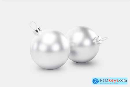Christmas Ball Mockup
