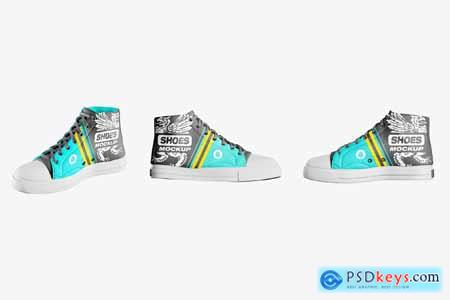 High Top Sneakers Mockup