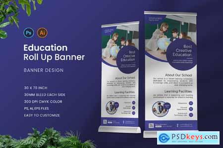Education Roll Up Banner