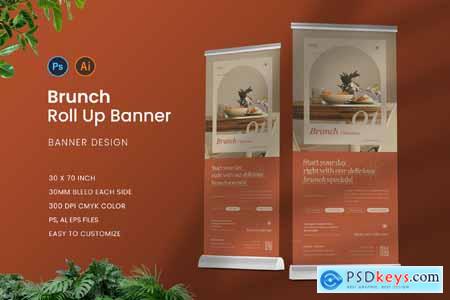 Brunch Bonanza Roll Up Banner