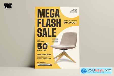 Mega Flash Sale Flyer
