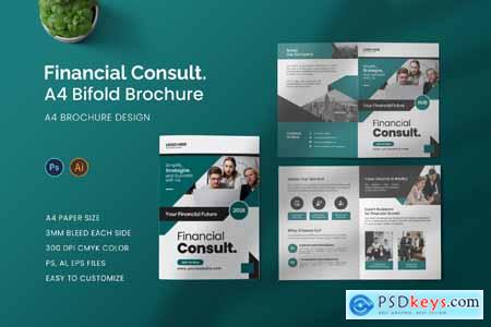 Financial Consulting Bifold Brochure