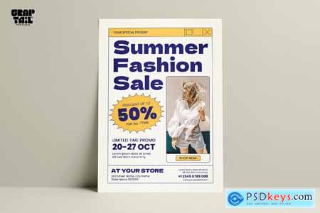 Summer Fashion Sale Flyer