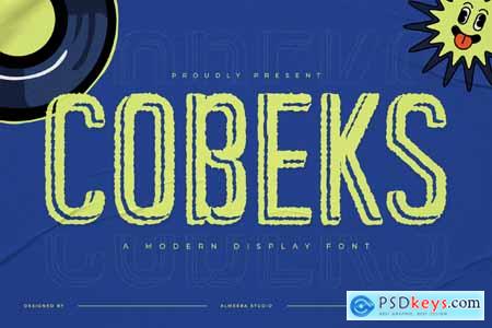 Cobeks  Modern Display Font