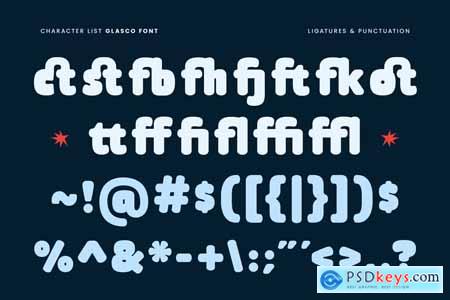 Glasco - Fun Playful & Bold Rounded Sans Font