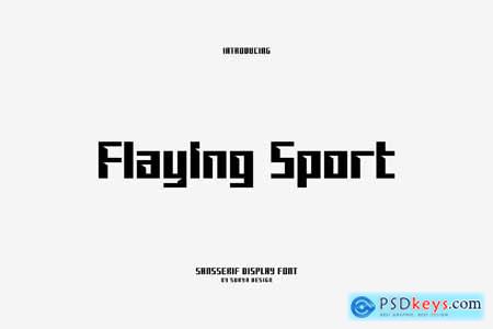 Flaying Sport Sans Serif Display Font