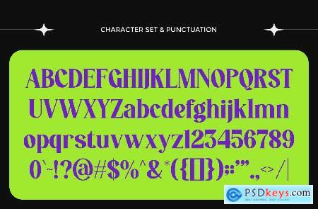 Bellid Mokela - Bold Serif Typeface