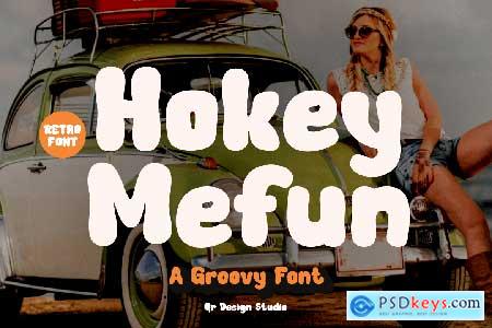 Hokey Mefun - Groovy Font
