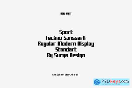 Flaying Sport Sans Serif Display Font
