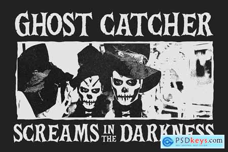 Death Bones a Broken Serif Font