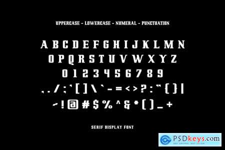 Lugosh Serif Display Font