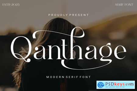 Qanthage - Modern Serif