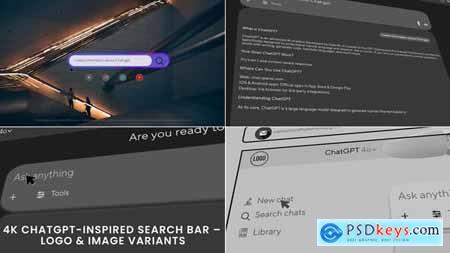 4K ChatGPT-Inspired Search Bar  Logo & Image Variants 58903612