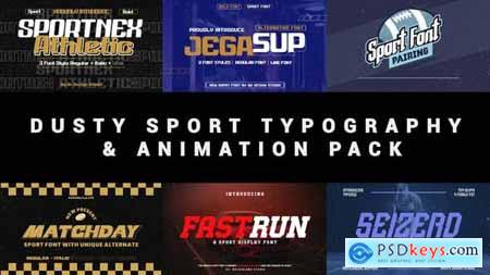 Dusty Sport Typography & Animation Pack 58365330