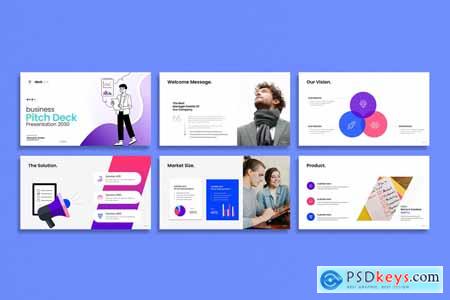 Business Pitch Deck PowerPoint Template