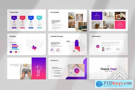 Business Pitch Deck PowerPoint Template