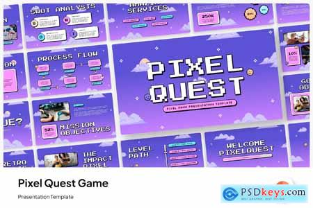 Pixel Quest Game PowerPoint