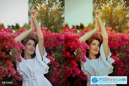 AI Cinematic Spring Light Lightroom Presets