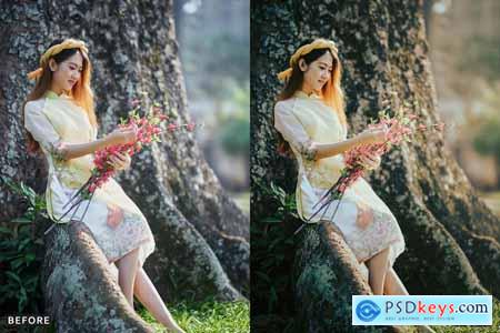 AI Cinematic Spring Light Lightroom Presets