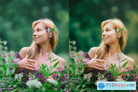 AI Cinematic Spring Light Lightroom Presets