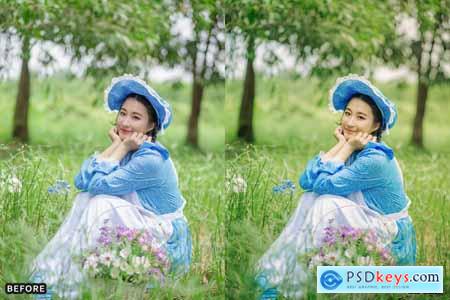 AI Cinematic Spring Light Lightroom Presets