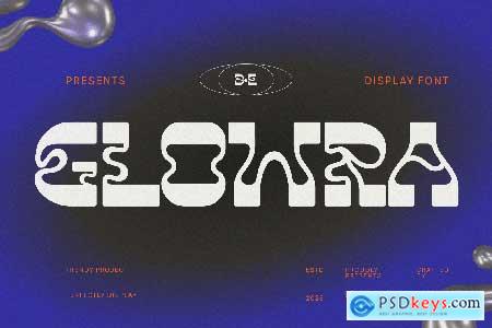 Glowra Bold Psychedelic Font