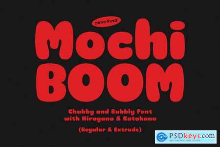 Mochi Boom - Playful Bubbly Font