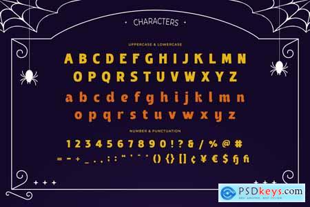 Spooky Candy  Halloween Font