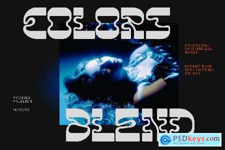 Glowra Bold Psychedelic Font