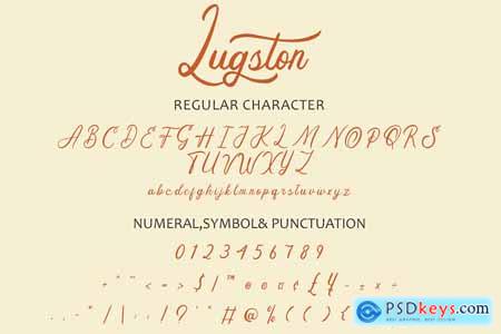 Lugston  Vintage Script Font