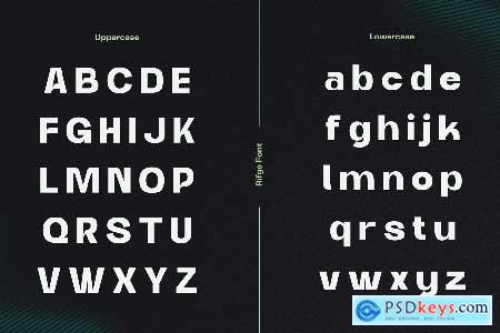 Rifgo Modern - Logo Font