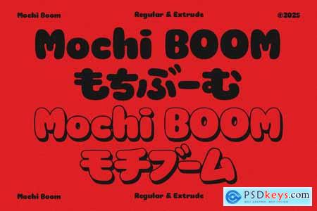 Mochi Boom - Playful Bubbly Font