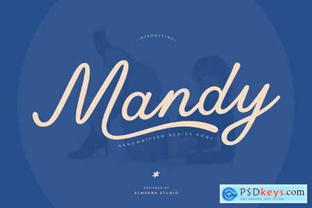 Mandy  Handwritten Script Font
