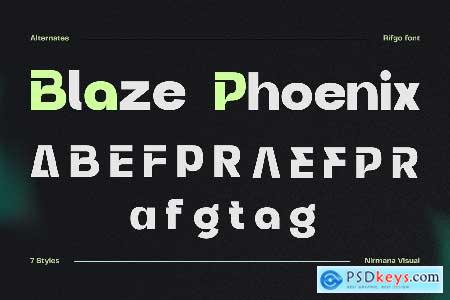 Rifgo Modern - Logo Font