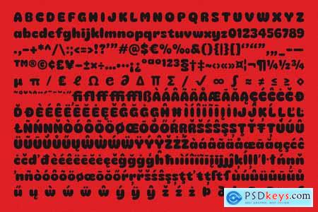 Mochi Boom - Playful Bubbly Font
