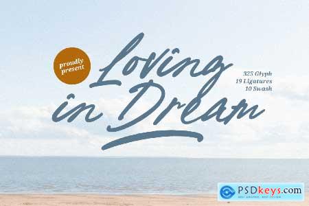 Signature Font - Loving in Dream
