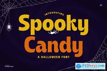 Spooky Candy  Halloween Font