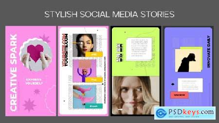 Stylish And Vertical Social Media Stories for After Effects 59414114