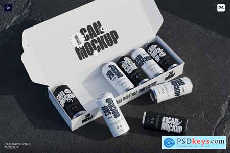 Can Packaging Mockup Can Packaging Mockup