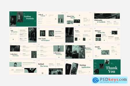 Fashion Portfolio Powerpoint Template