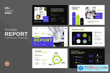 Strategy Report PowerPoint Template