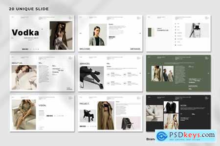 Brand Portfolio PowerPoint Template 6PG8QHX