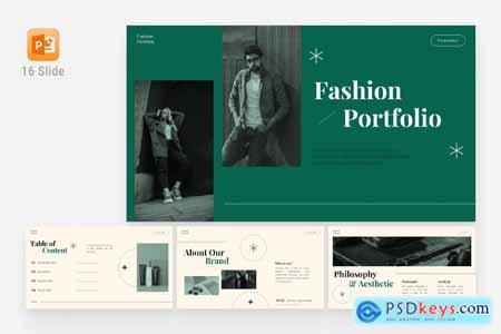 Fashion Portfolio Powerpoint Template