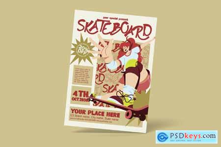 Skateboard Sale Flyer